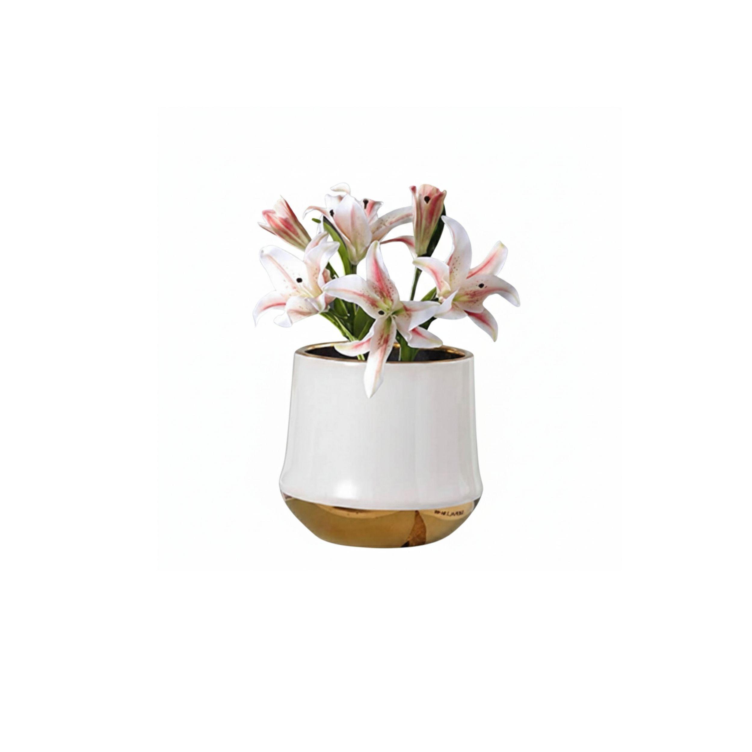 Maceta Elegante Decorativa Planta Interior Oficina ALJ-0