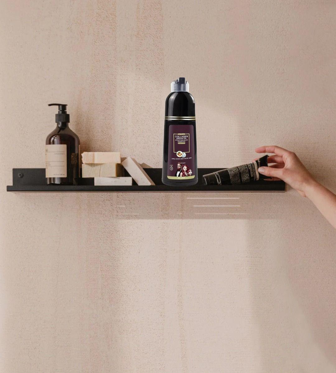 Shampoo Tinte Rojo Cubre Canas Suaviza Repara Cabello Jhn-4