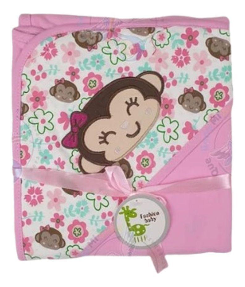 MANTA DE ALGODÓN CON CAPUCHA PARA BEBE ABRIGO CONFORT LAU-0