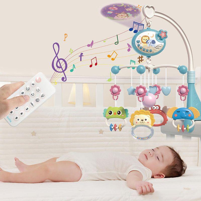 MOVIL PARA CUNA BEBE MUSICAL SONAJERO DIVERTIDO LAU-4