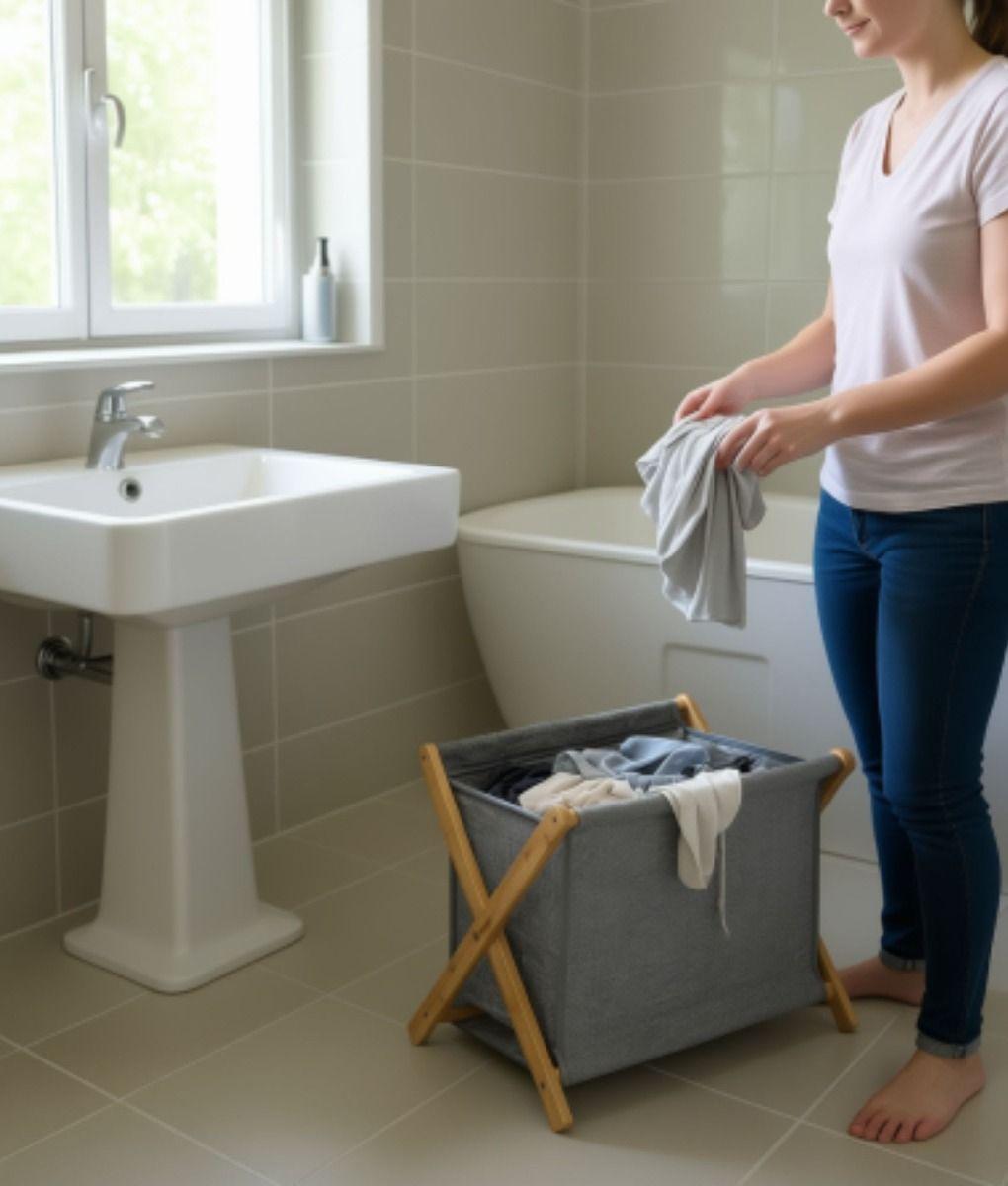 Canasto Organizador Ropa Plegable Multifuncional Hogar Jhn-2