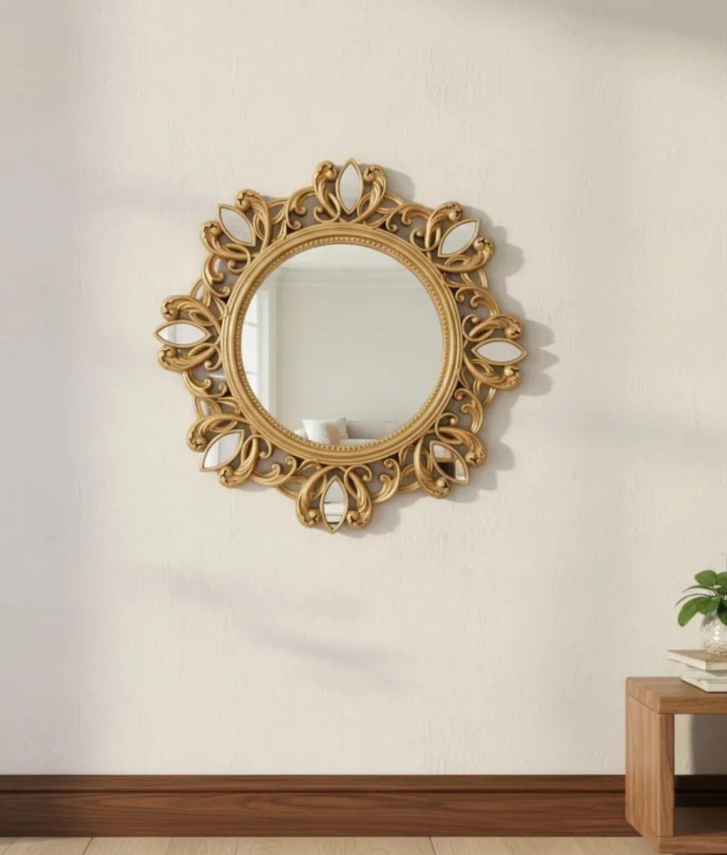 Espejo Decorativo Pared Circular Ornamental Elegante Jhn-9