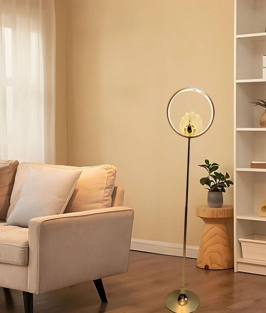 Lámpara Pie Minimalista Decorativa Pedestal Vertical Jhn-8