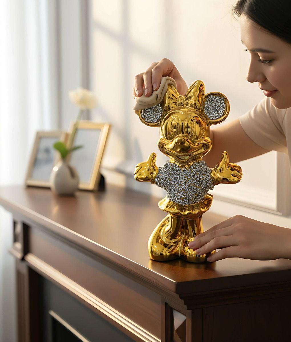 Figura Decorativa Minnie Mouse Estatua Adorno Hogar Mesa Jhn-4