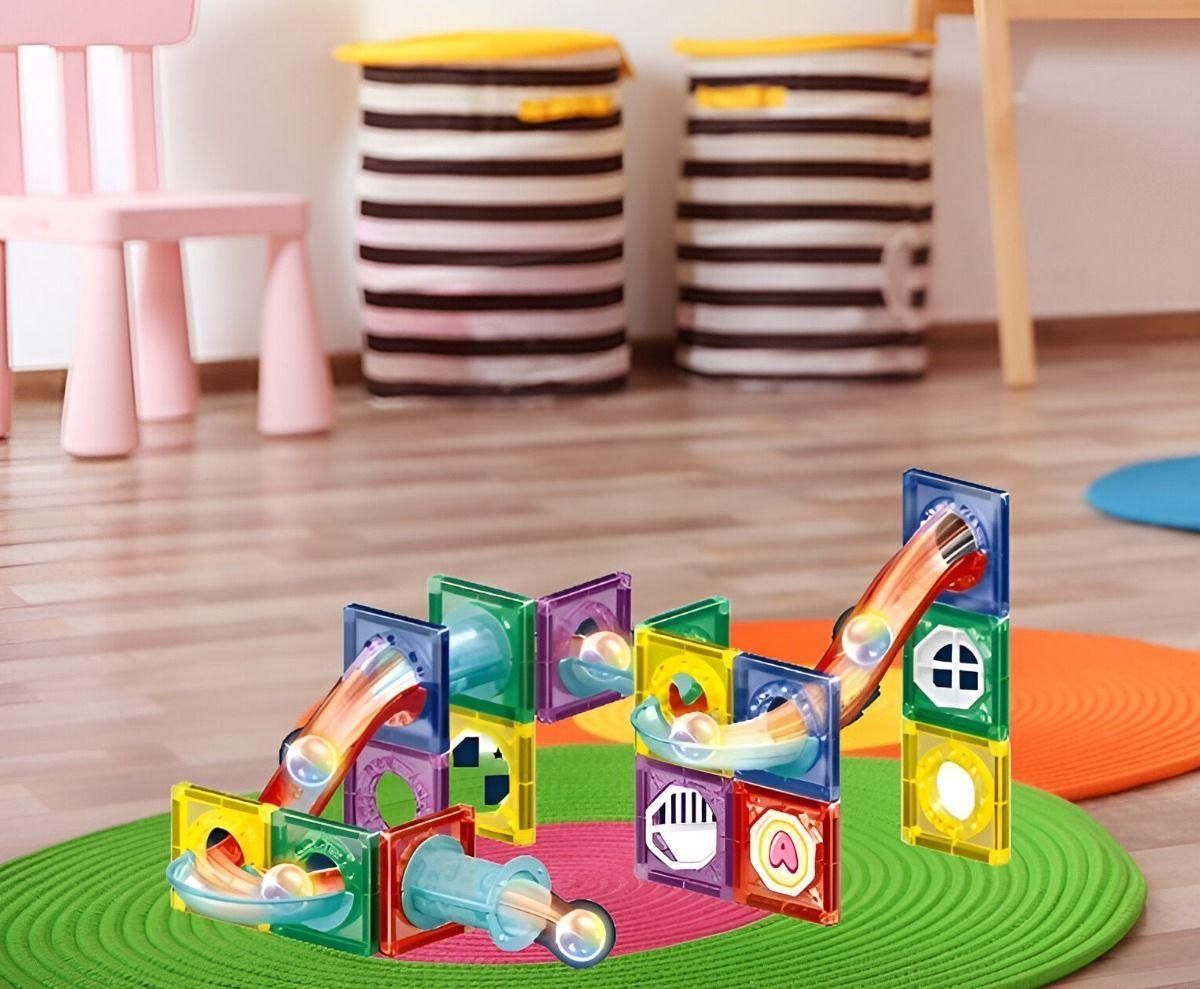 Juguete Construcción Creativo 3D Magnético 40 piezas Jhn-5