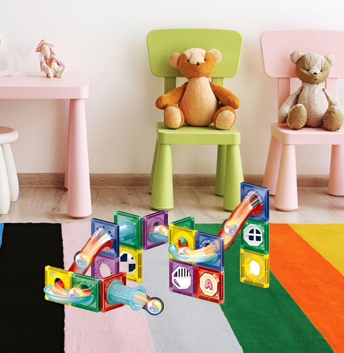 Juguete Construcción Creativo 3D Magnético 40 piezas Jhn-6