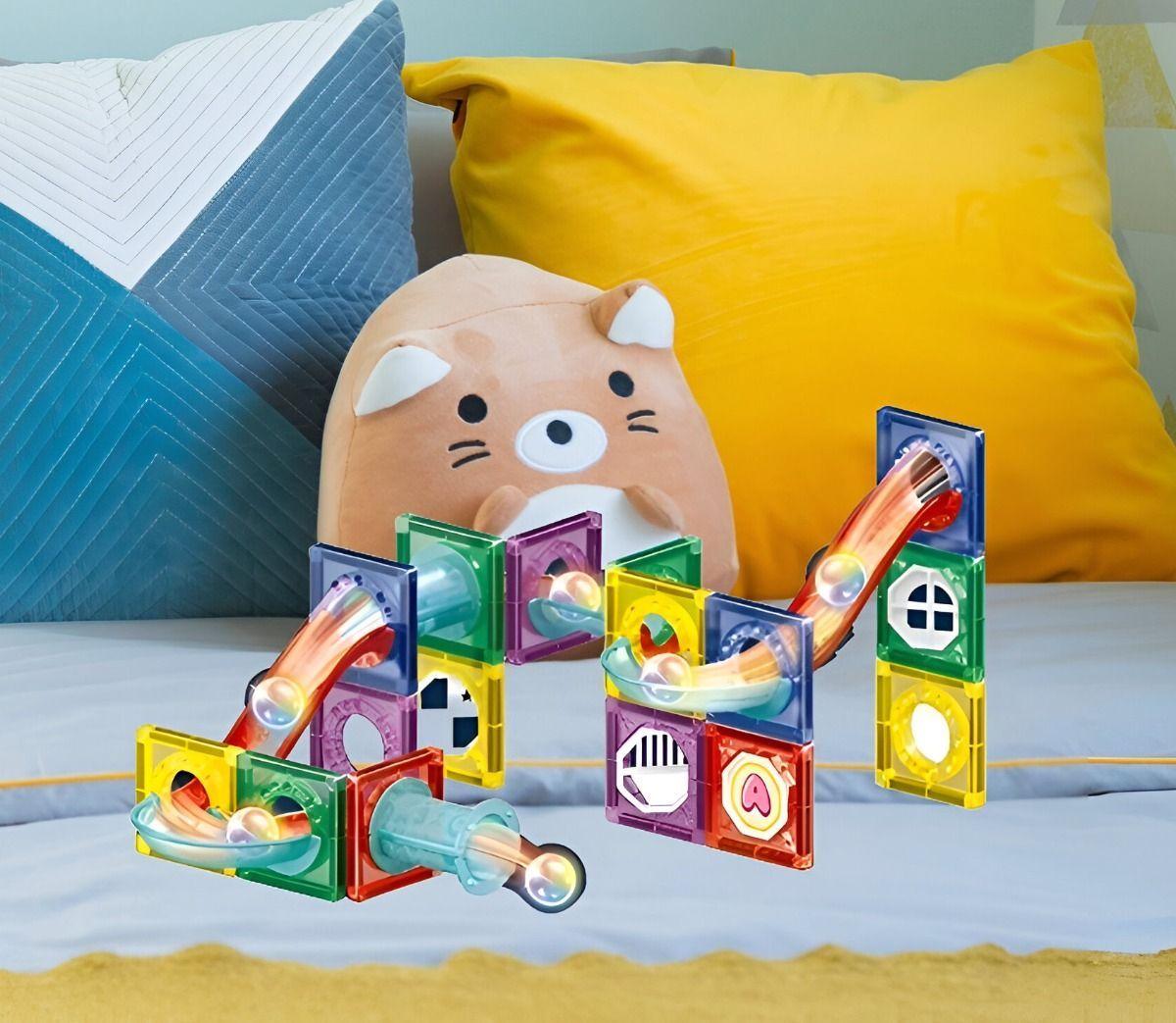 Juguete Construcción Creativo 3D Magnético 40 piezas Jhn-7