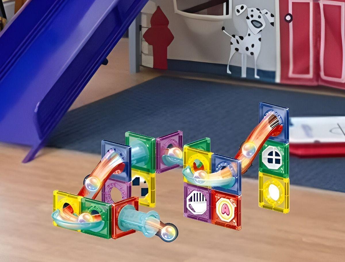 Juguete Construcción Creativo 3D Magnético 40 piezas Jhn-8