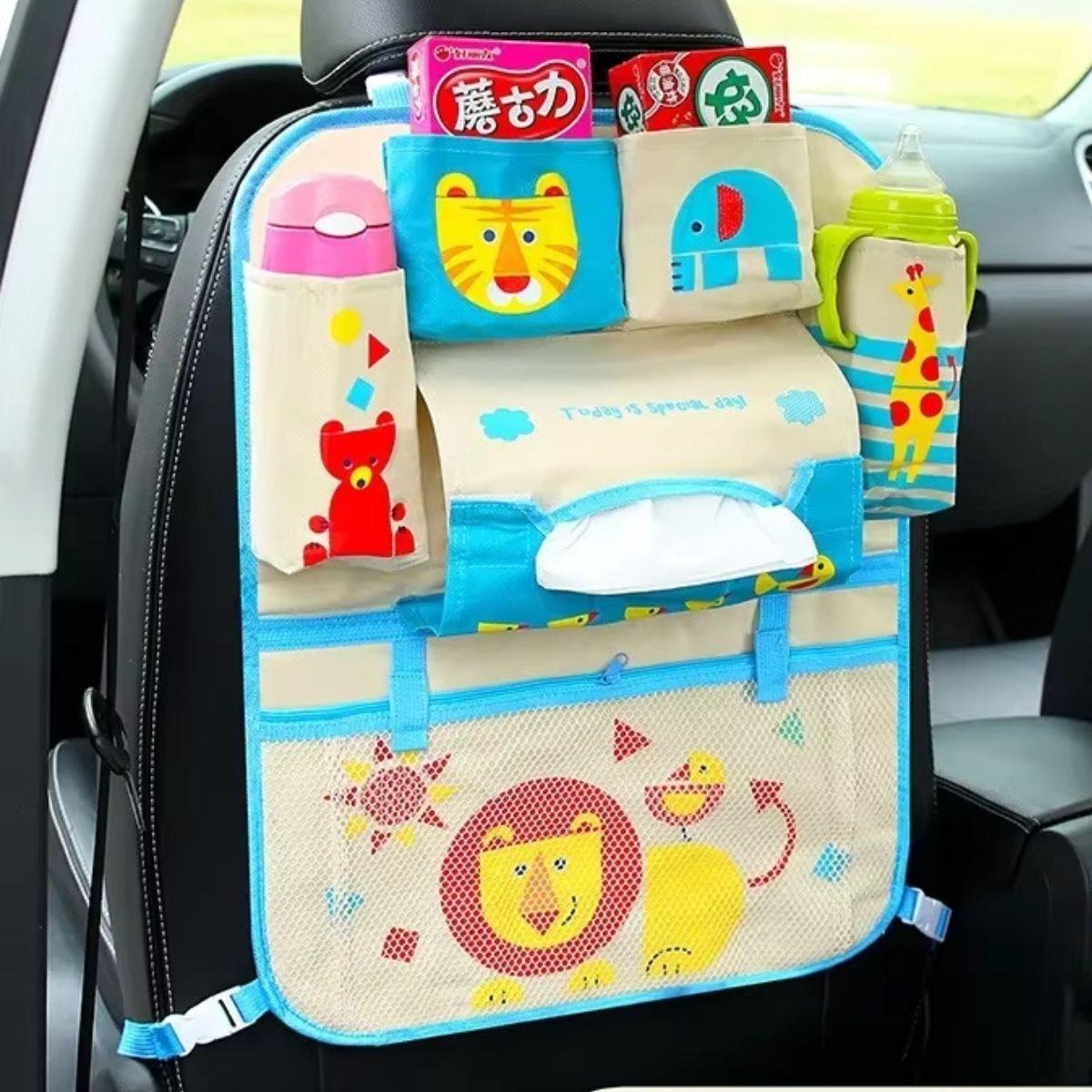 ORGANIZADOR DE ASIENTO TRASERO PARA COCHE IMPERMEABLE LAU-4