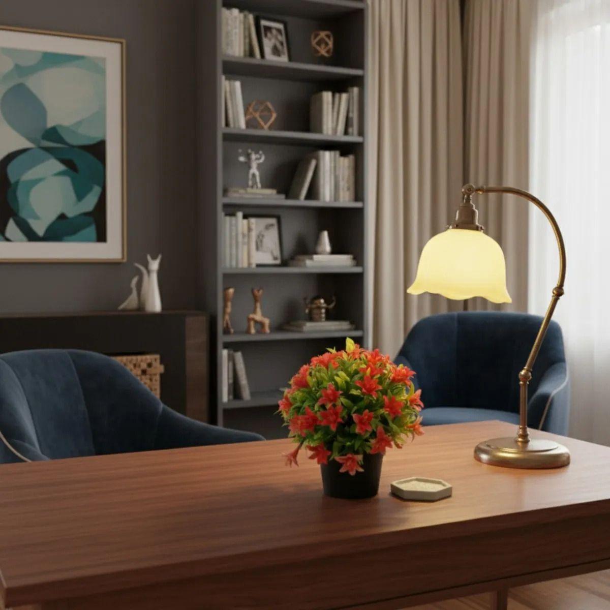 Set 2 Planta Artificial Decorativa Arreglo Floral Adorno Jhn-4