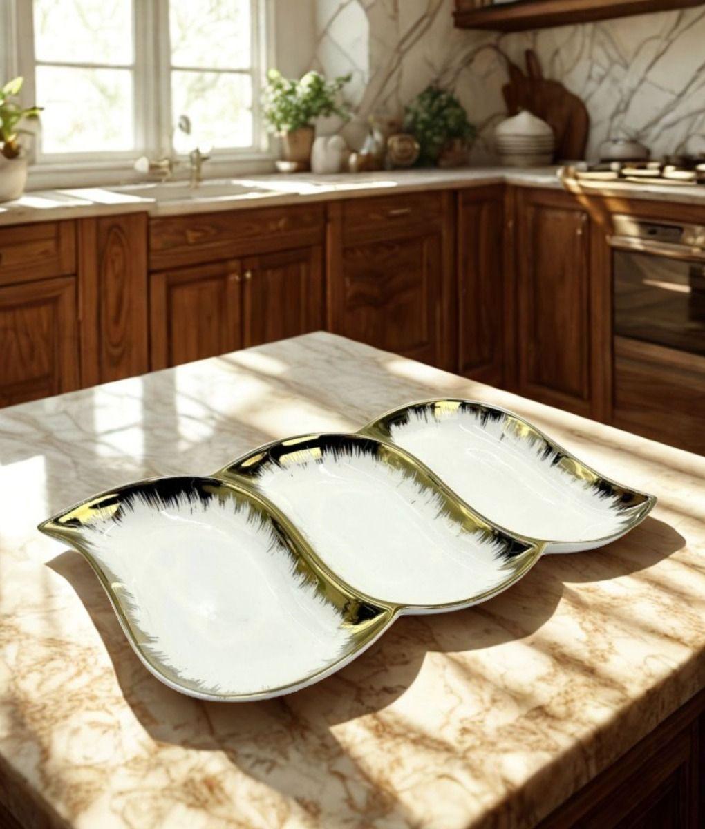 Bandeja Decorativa Servir Almacenamiento Multifuncional Jhn-8