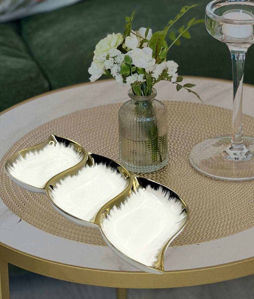 Bandeja Decorativa Servir Almacenamiento Multifuncional Jhn-9