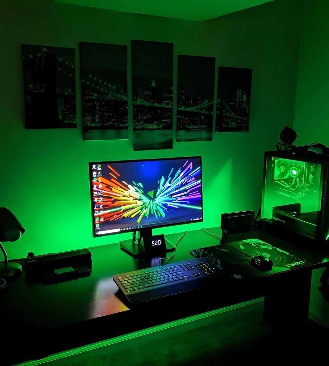 Cinta De Luces LED De Color Verde Decorativa Jhn-3