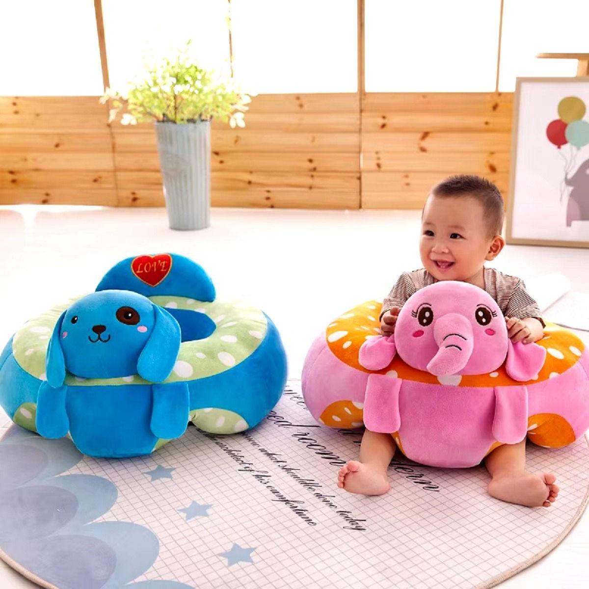 Silla Felpa Bebé Diseño Divertido Animales Divertidos Lau-7