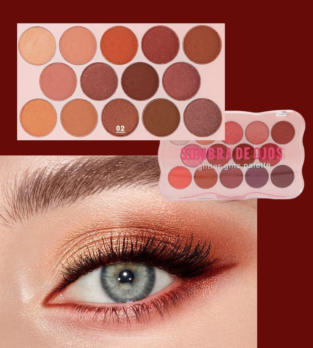 Sombra Ojos Paleta 14 Tonos Vibrante Suave Duradera Jhn-2