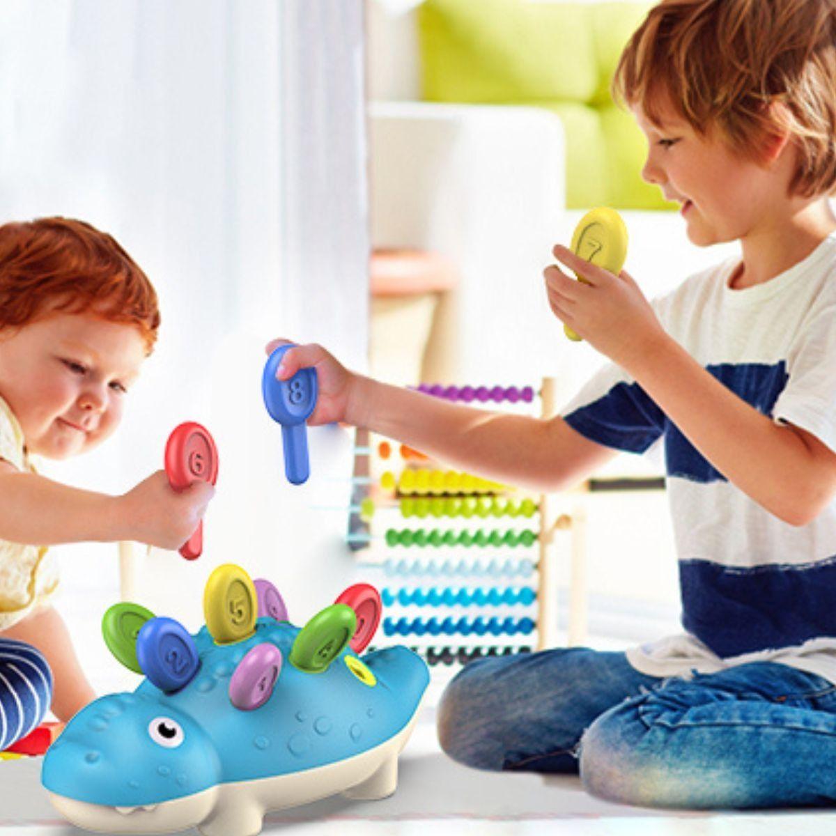 JUGUETE DIVERTIDO DINOSAURIO CLASIFICACION APRENDIZAJE LAU-1