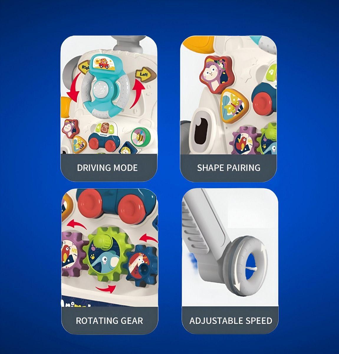 Andador Multifuncional Bebé Aprendizaje Música Jhn-7