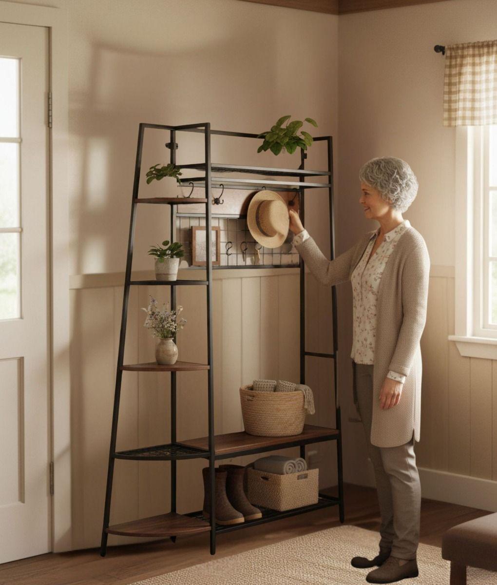 Perchero Organizador Multifuncional Diseño Abierto Jhn-3