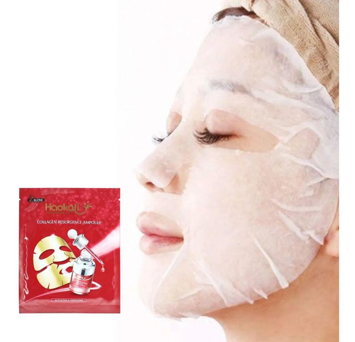 SET 2 MASCARILLAS FACIAL REAFIRMANTE DE COLAGENO LAU-7
