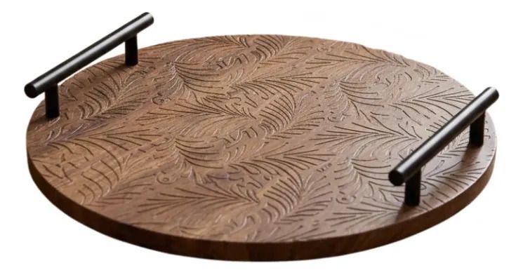 Duo Bandejas Mesa Decorativas Premium Diseño Moderno ALJ-1