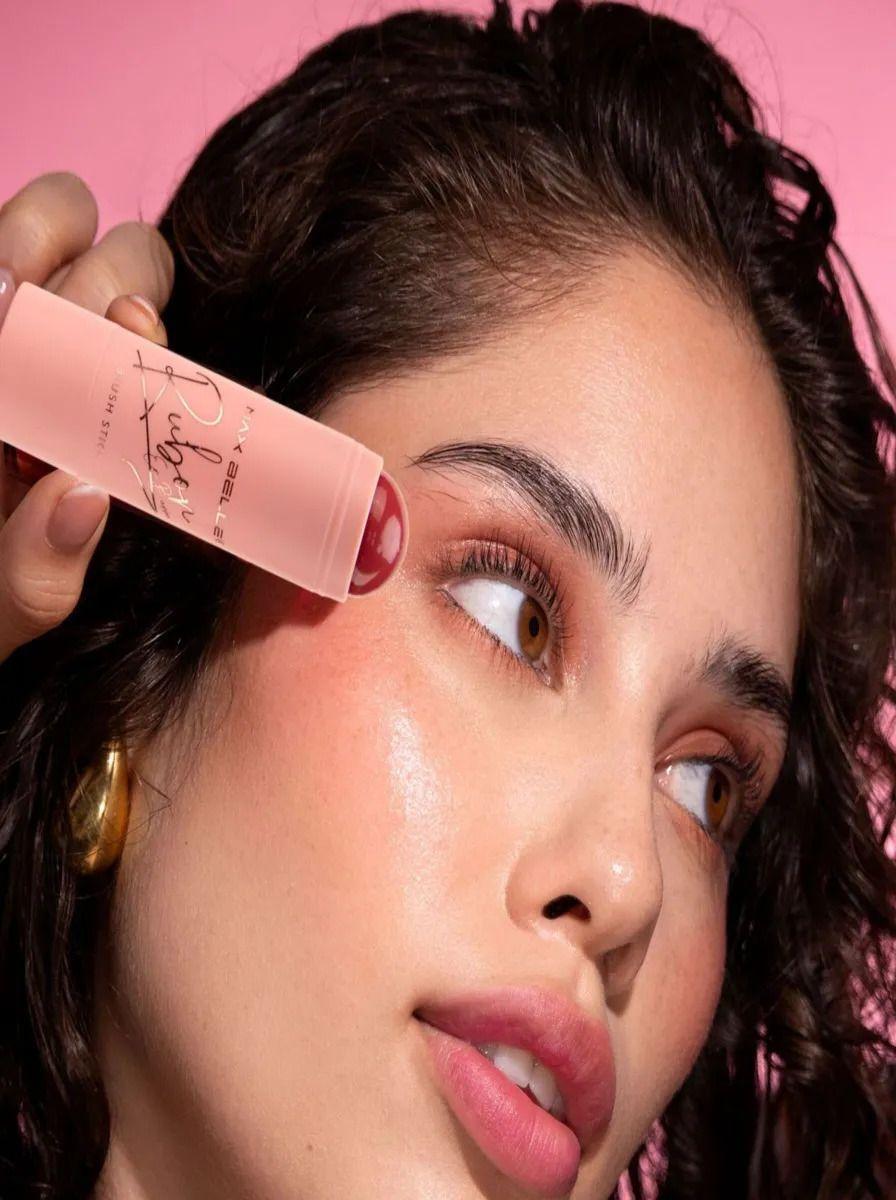 Pack 2 Rubor en Crema Glow Blush Stick Maquillaje Lau-6
