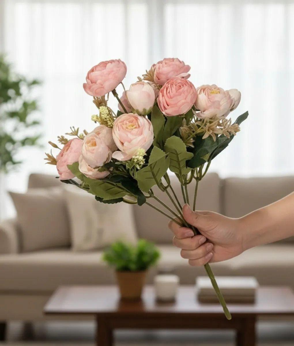 Set 2 Ramo Decorativo Flores Artificiales Adorno Floral Jhn-5