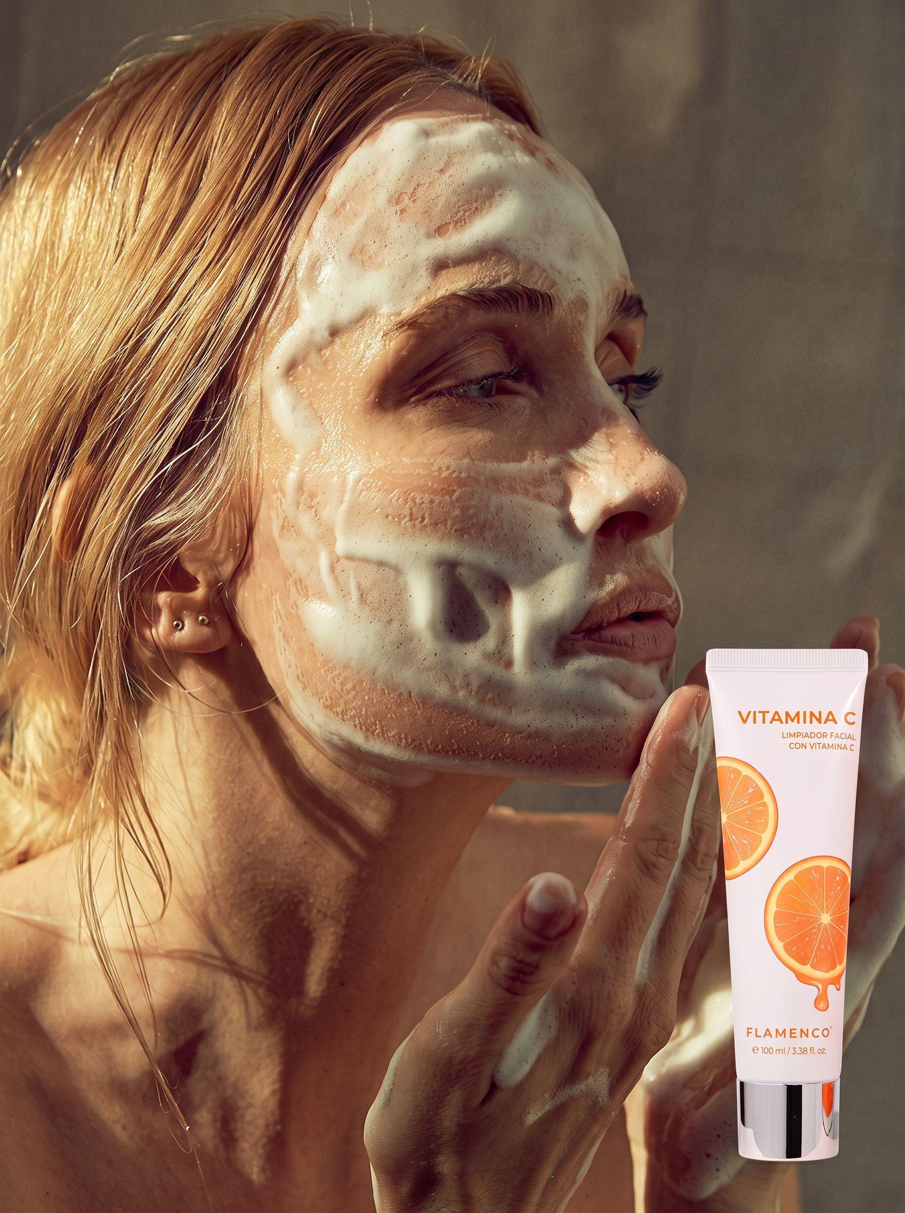 SET 2 LIMPIADOR FACIAL CON VITAMINA C ILUMINA BELLEZA LAU-5