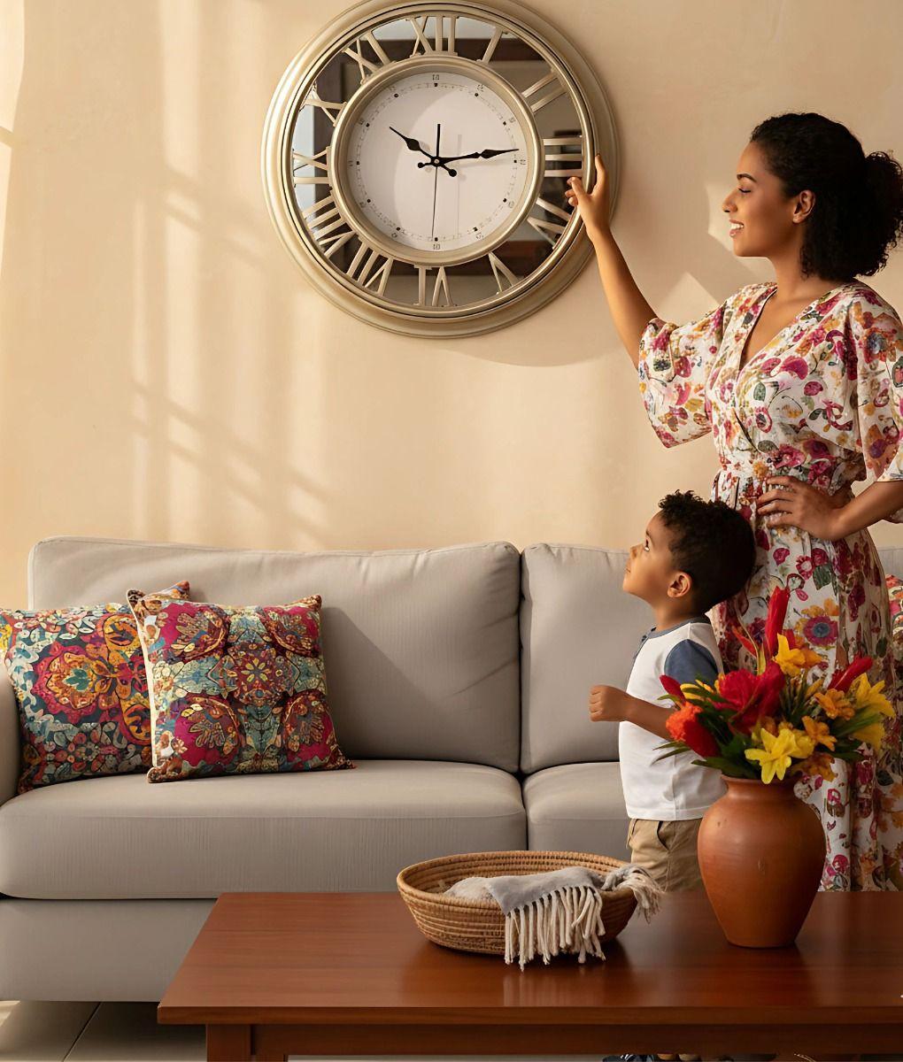 Reloj Pared Decorativo Minimalista Ambiente Hogar Jhn-2