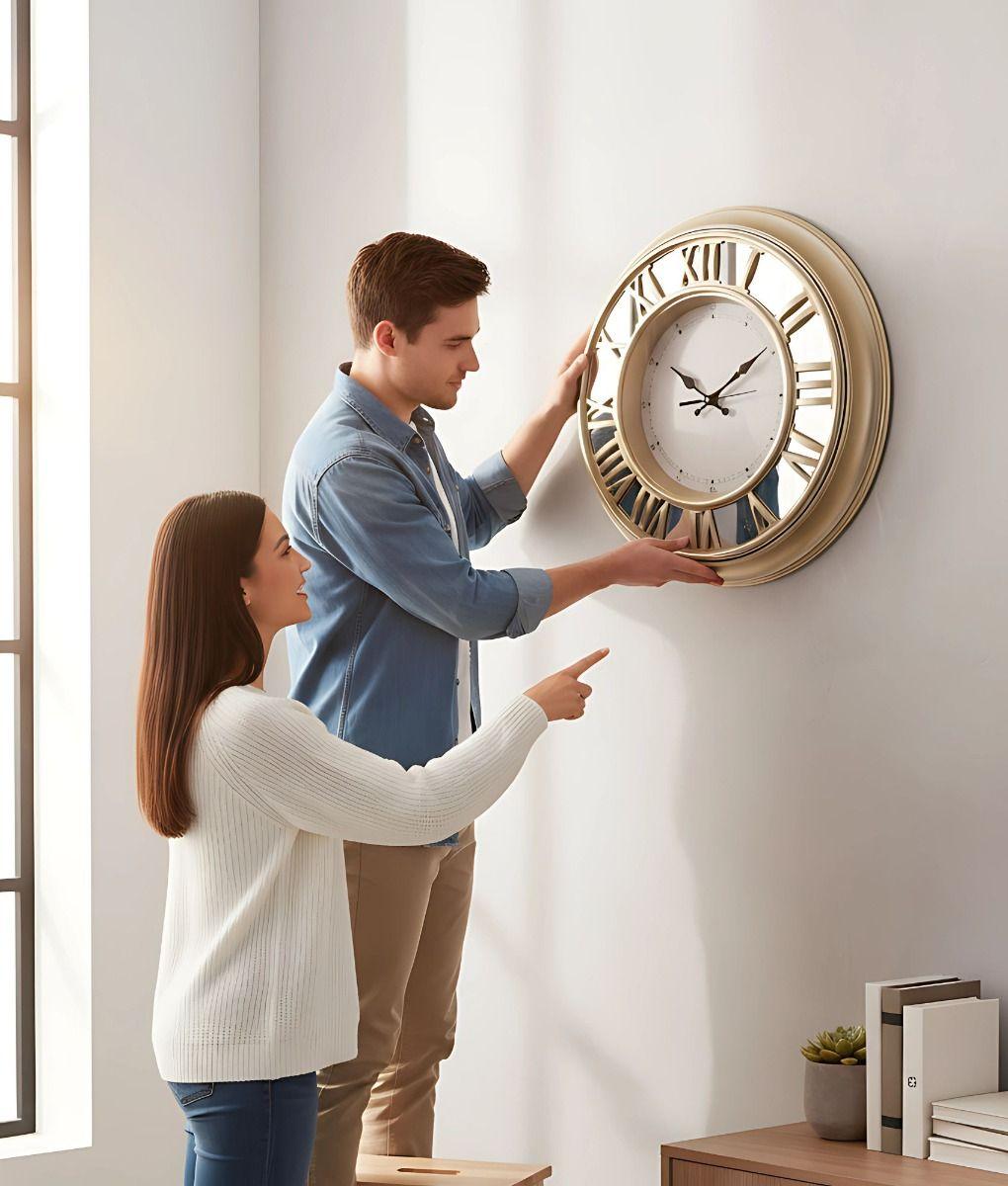 Reloj Pared Decorativo Minimalista Ambiente Hogar Jhn-4