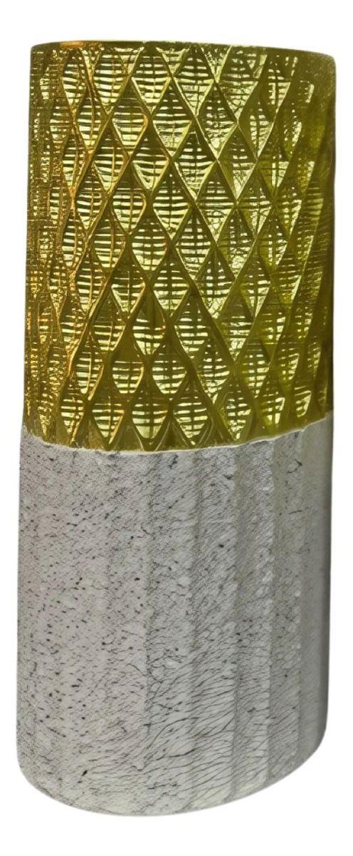 Set 3 Florero Decorativo Geométrico Contraste Textura Jhn-2