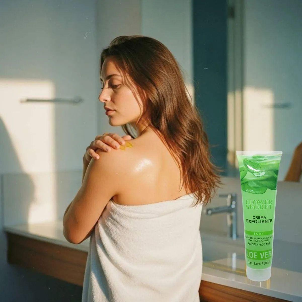 Set 2 Cremas Exfoliantes Corporal Aloe Vera Limpieza Lau-3