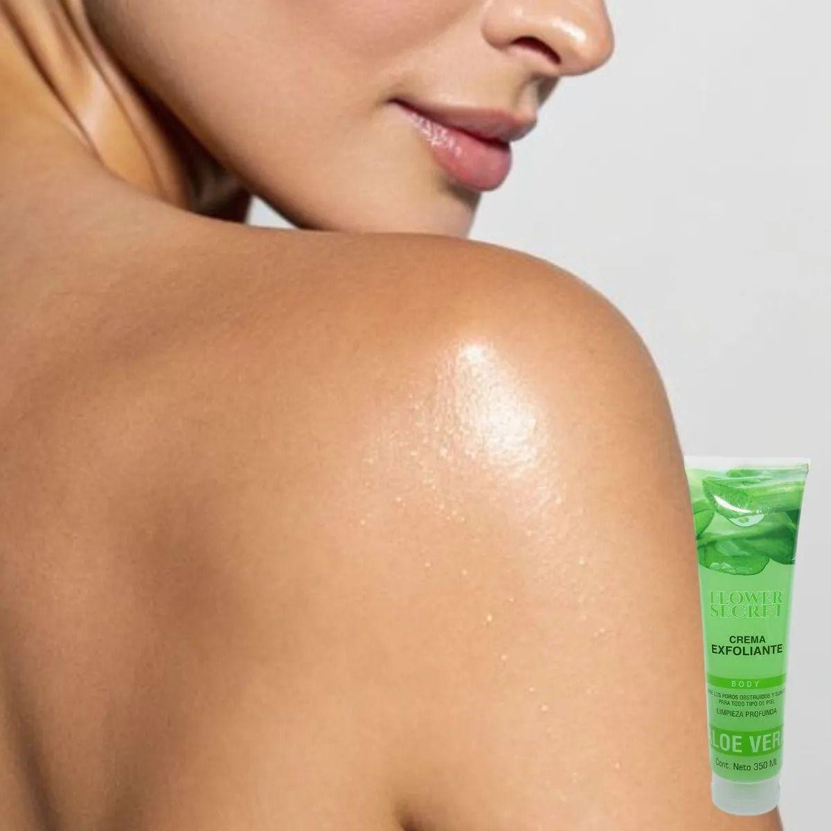 Set 2 Cremas Exfoliantes Corporal Aloe Vera Limpieza Lau-9