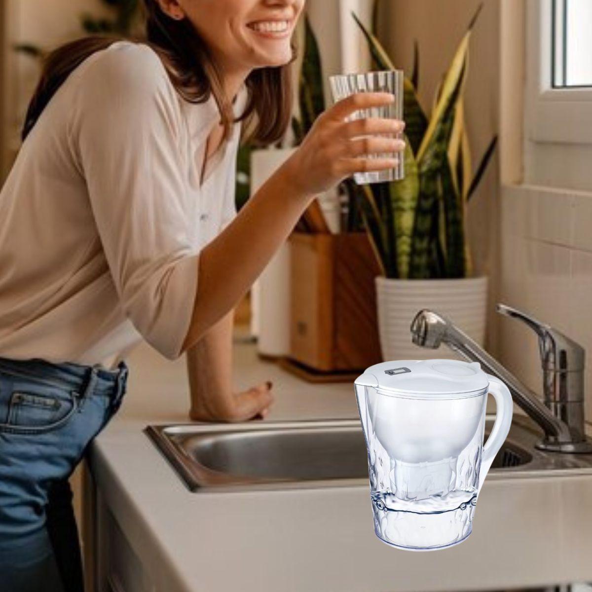 JARRA DE AGUA 3,5 L PURIFICA FILTRA MODERNA  COCINA LAU-6