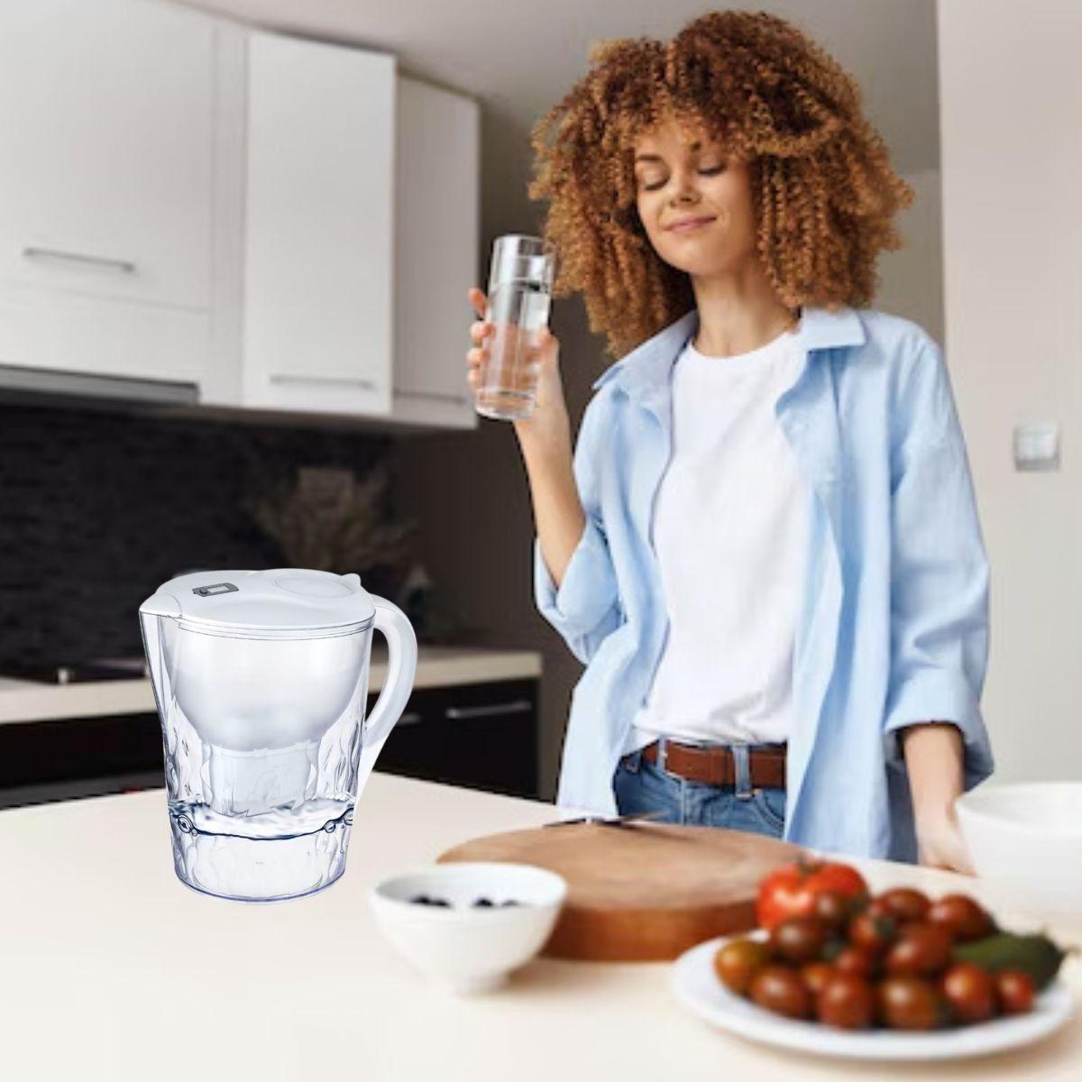 JARRA DE AGUA 3,5 L PURIFICA FILTRA MODERNA  COCINA LAU-7