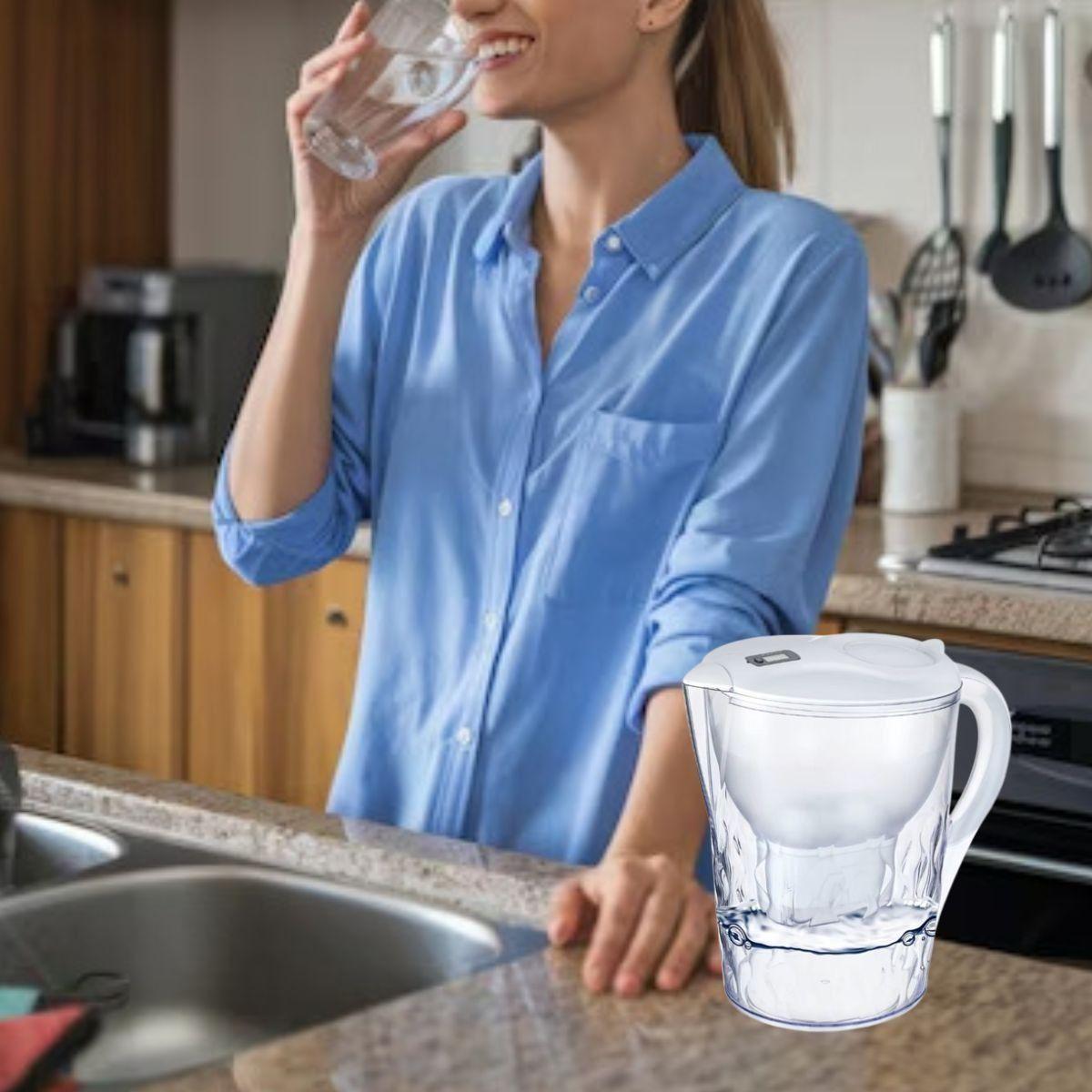 JARRA DE AGUA 3,5 L PURIFICA FILTRA MODERNA  COCINA LAU-8