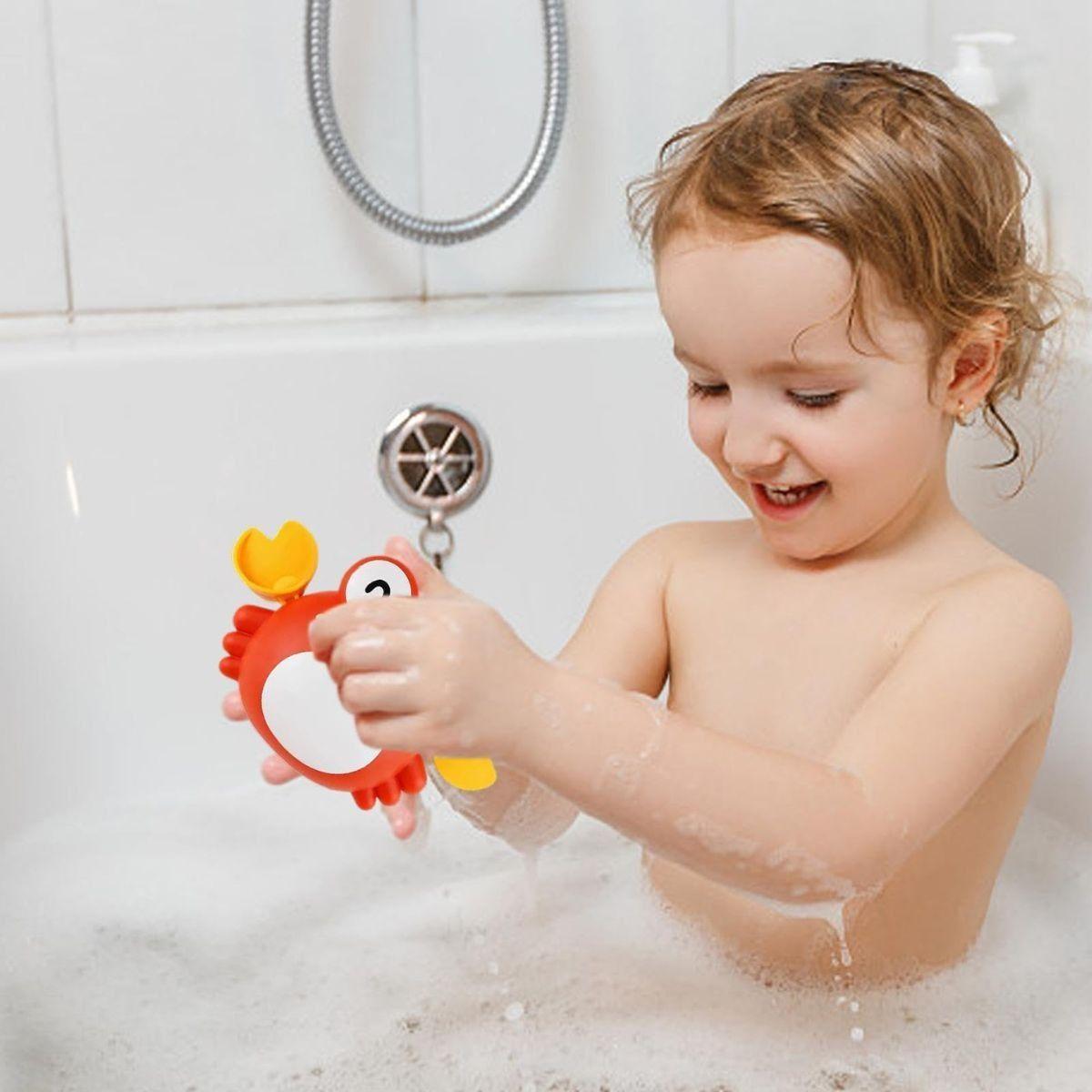 SET 6 JUGUETES DE BAÑO MOVILES CUERDA ANIMALITOS BEBE LAU-2