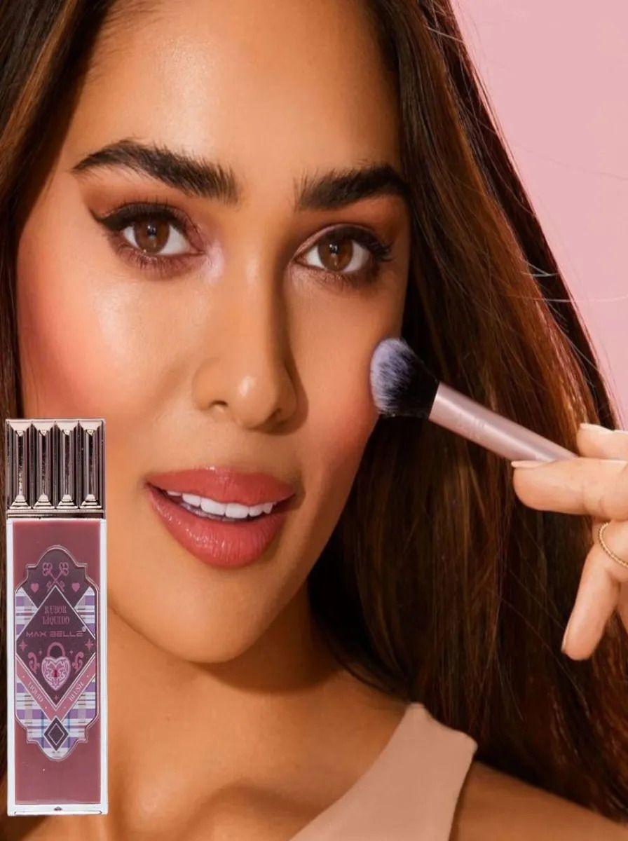 Pack 3 Rubores Liquidos Blush Brillante Maquillaje Lau-4