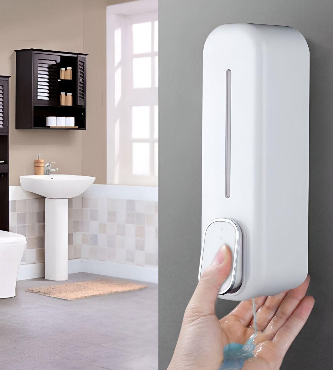 Dispensador Jabón Manos Montado Pared ABS Baño Cocina Jhn-2