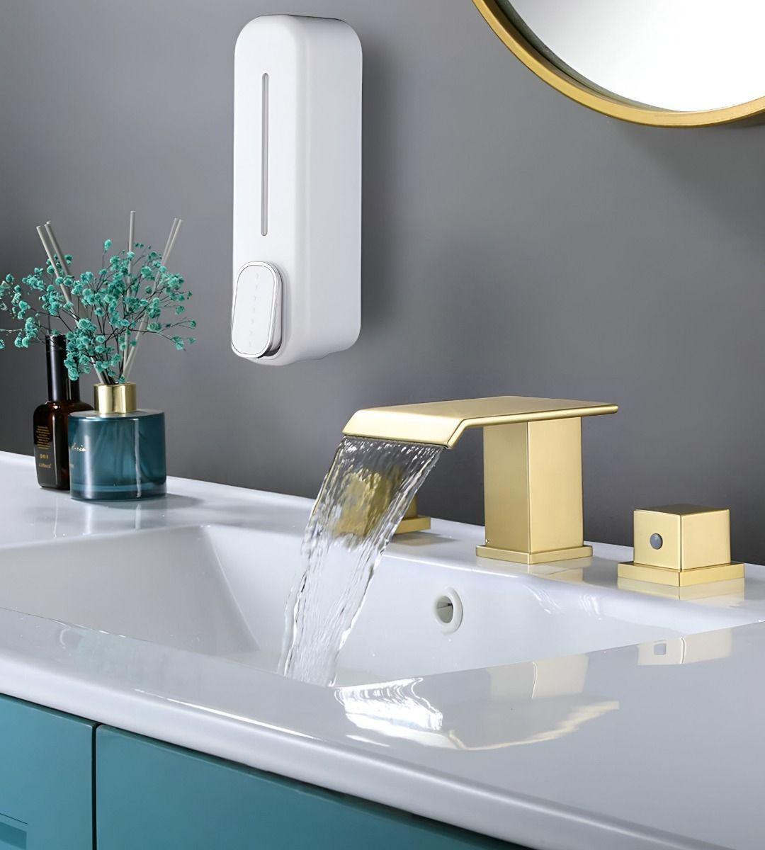 Dispensador Jabón Manos Montado Pared ABS Baño Cocina Jhn-5