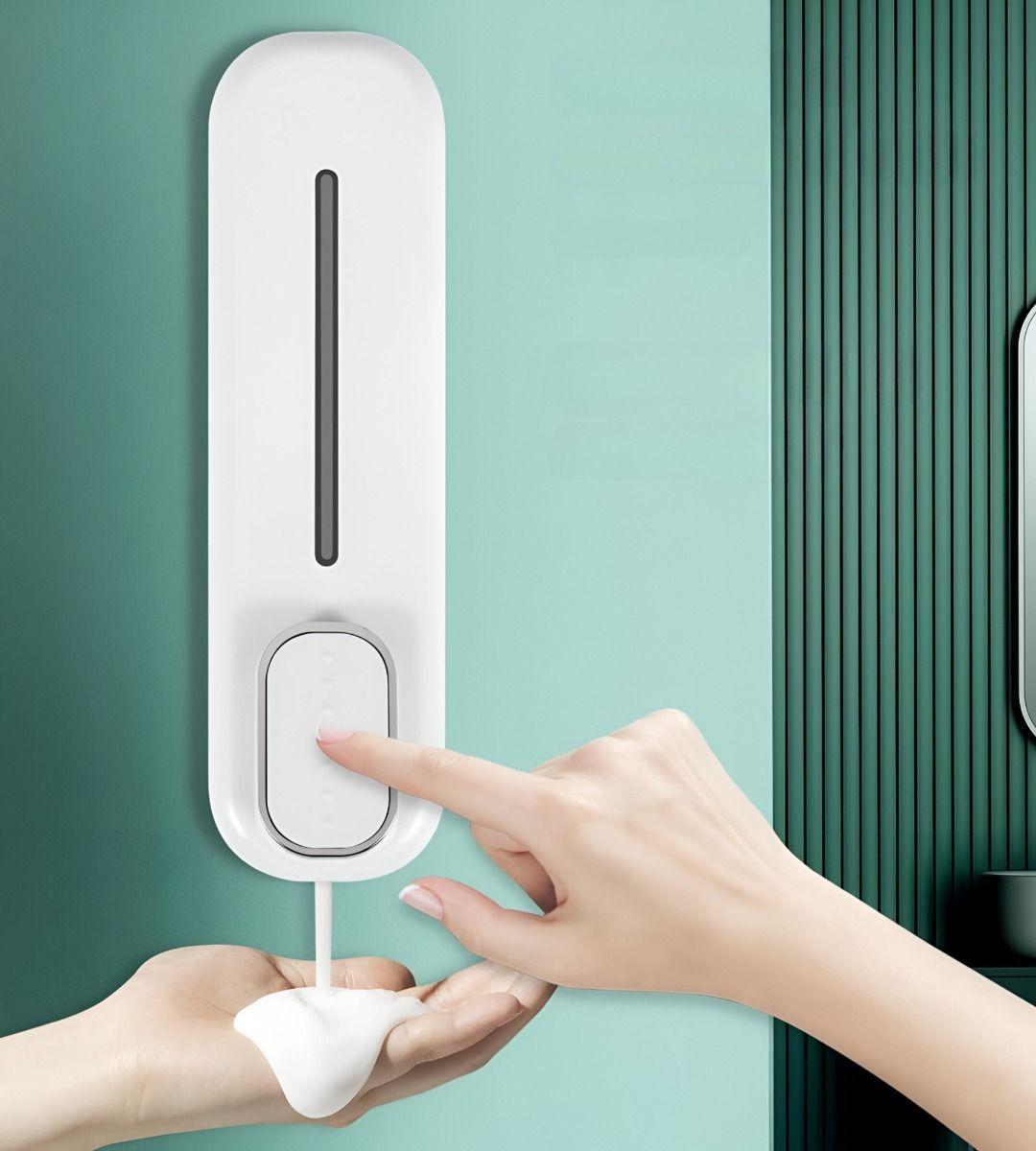 Dispensador Jabón Manos Montado Pared ABS Baño Cocina Jhn-6