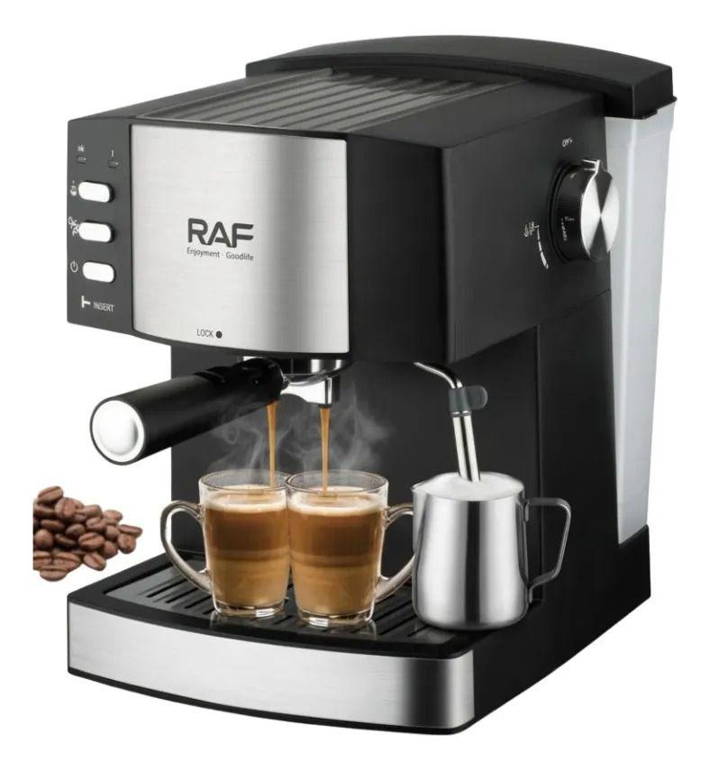 Cafetera Espresso Vaporizador Leche Doble Taza Lujo ALJ-1