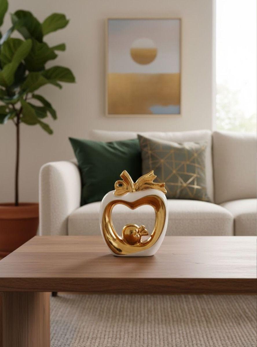 Figura Decorativa Manzana Minimalista Adorno Estatua Jhn-7