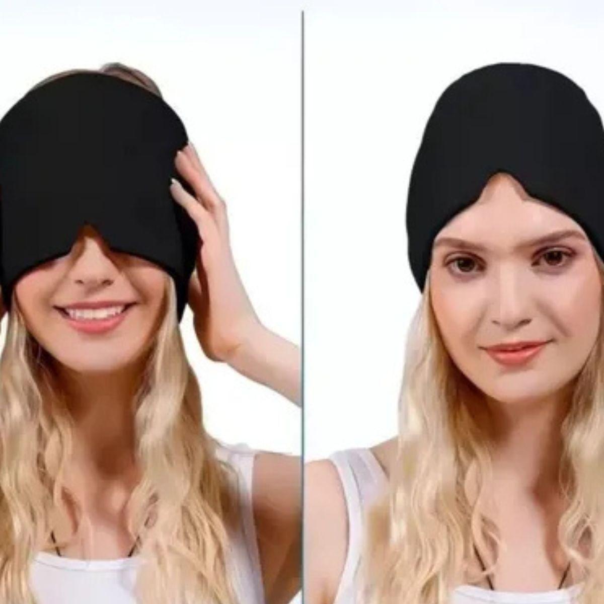 SET 2 COMPRESA GEL FORMA DE GORRO MIGRAÑA ALIVIO DOLOR LAU-7