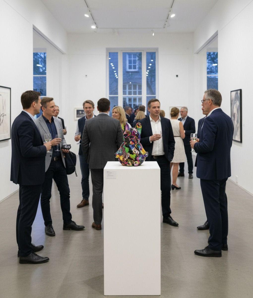 Estatua Bulldog Zen Graffiti Urbano Adorno Estilo Pop Jhn-2