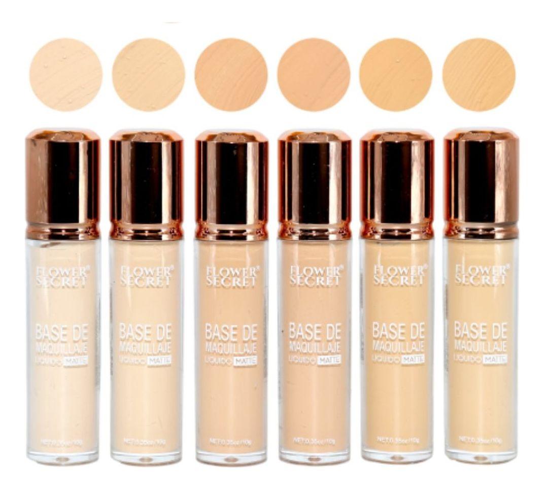 PAQUETE DE 24 BASES DE MAQUILLAJE ACABADO SUAVE NATURAL LAU-3