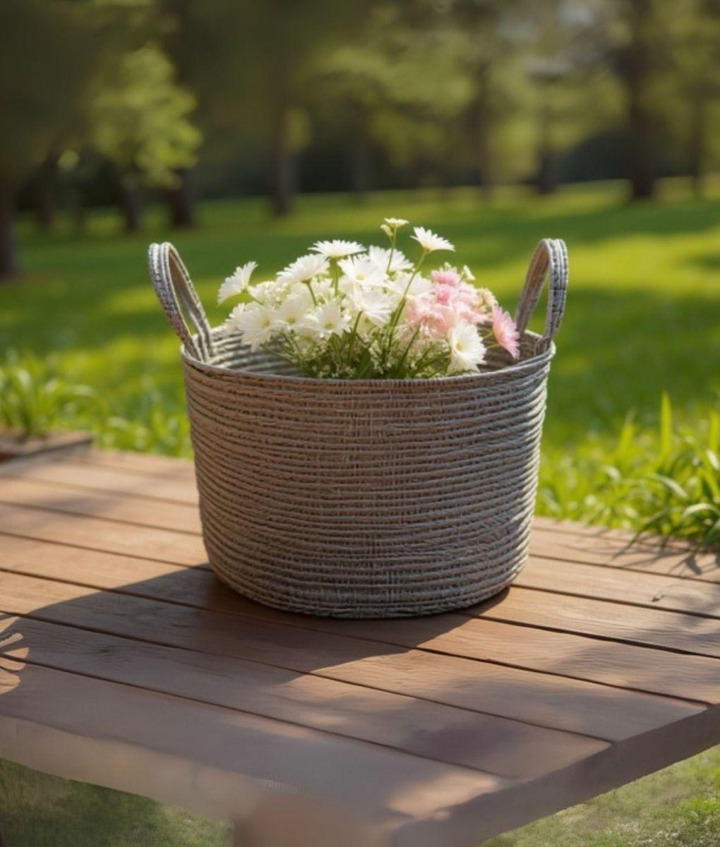 Canasto Decorativo Almacenamiento Organizador Hogar Jhn-7