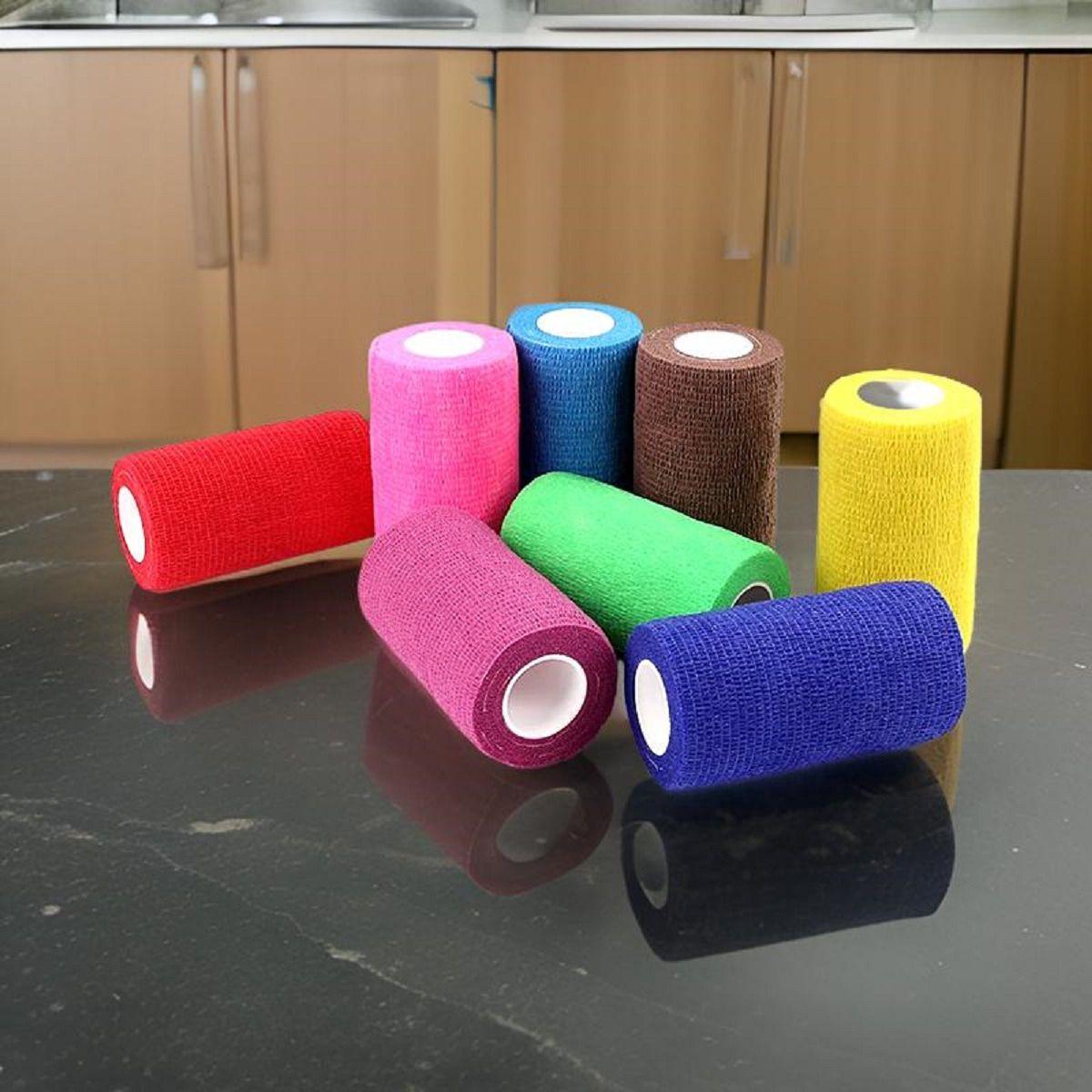 Set 5 Vendas Coban Elástica Primeros Auxilios 10cmx4,5m Lau-4