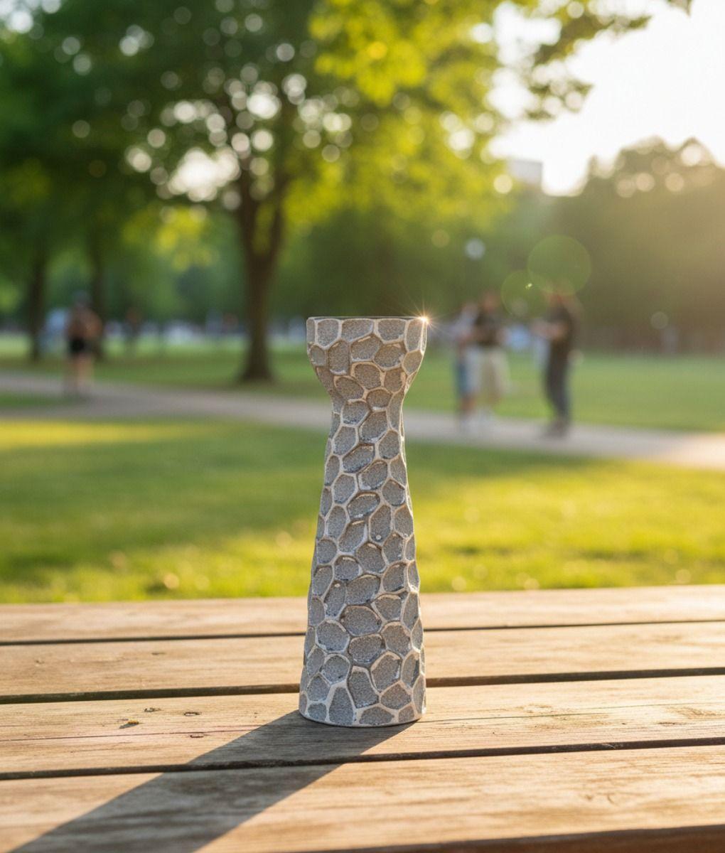 Portavelas Decorativo Candelabro Adorno Textura Jhn-5