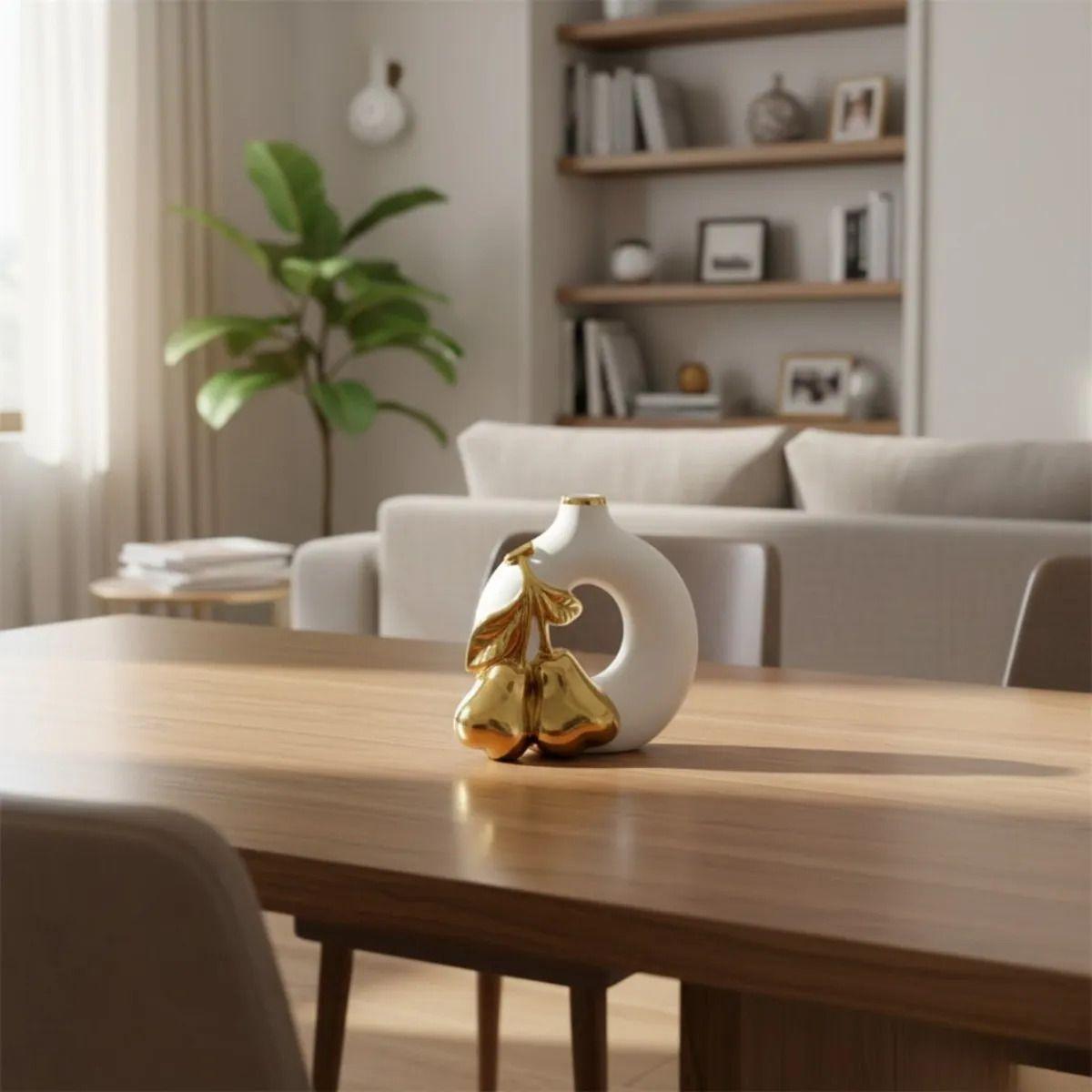 Florero Decorativo Jarrón Moderno Minimalista Frutal Jhn-4