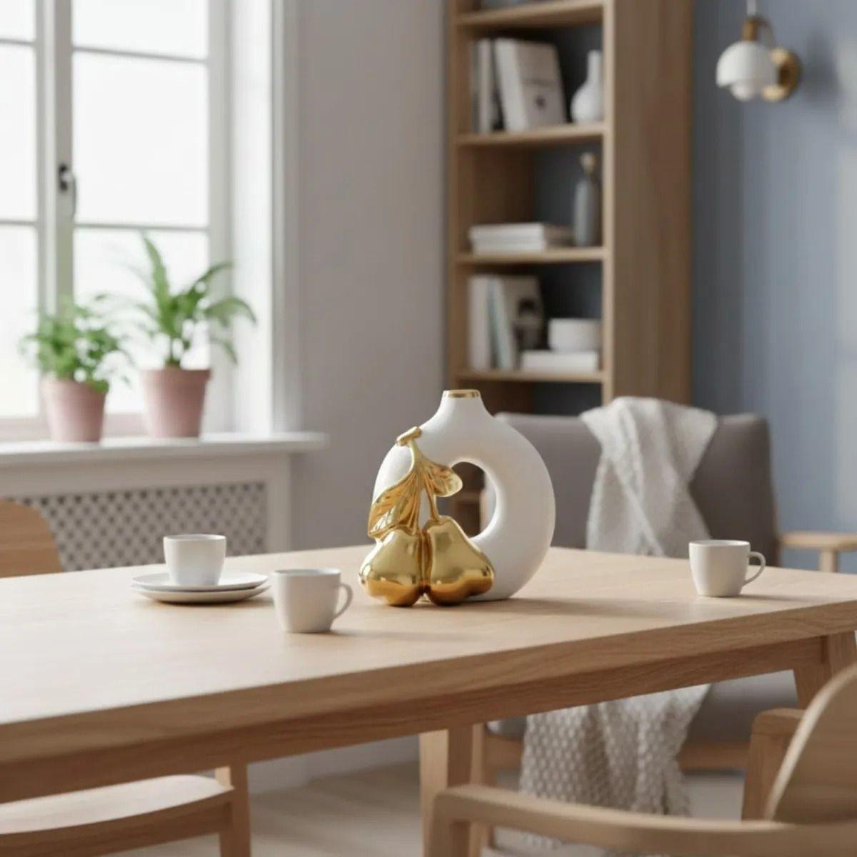 Florero Decorativo Jarrón Moderno Minimalista Frutal Jhn-8